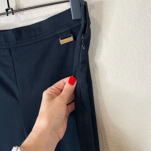 ST. John Sport Women's Activewear Pant Elastic Waist Side Zip Navy‎ Blue Size 4 - Picture 7 of 15